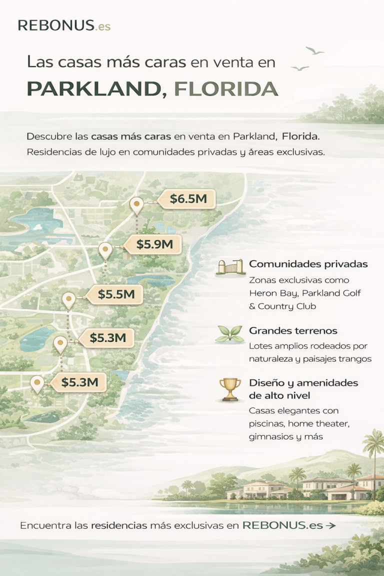 Casas mas caras en Parkland Florida